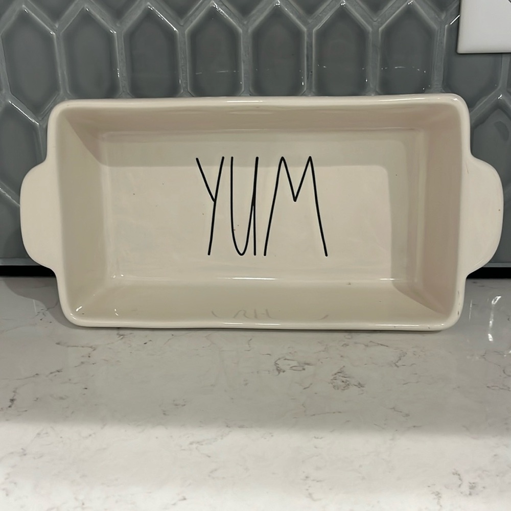 Rae Dunn “YUM” Baking Dish